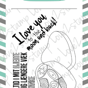 Love2stamp Clear Stamp - I love you