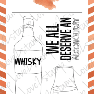 Love2stamp Clear Stamp - Whisky
