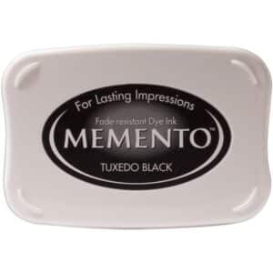 Tsukineko Memento Dye Ink - Tuxedo Black