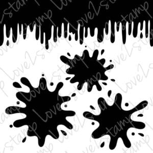 Love2stamp Stencil - Splat
