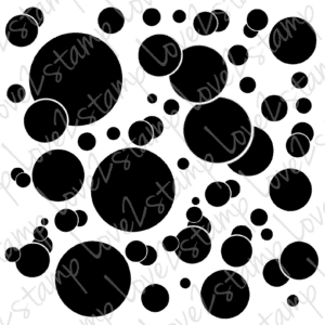 Love2stamp Stencil - Bubbles