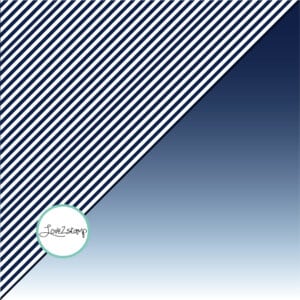 Love2stamp Designpapir - Navy - Diagonale striber/fading