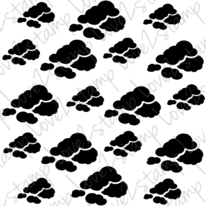 Love2stamp Stencil - Clouds