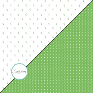 Love2stamp Designpapir – Forår - Vintergækker/dots