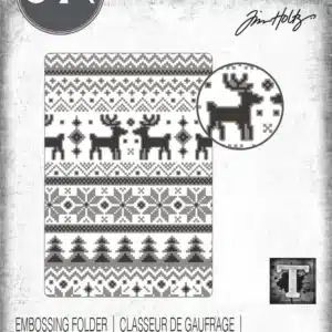 Sizzix - Tim Holtz - 3D Embossing Folder Holiday Knit